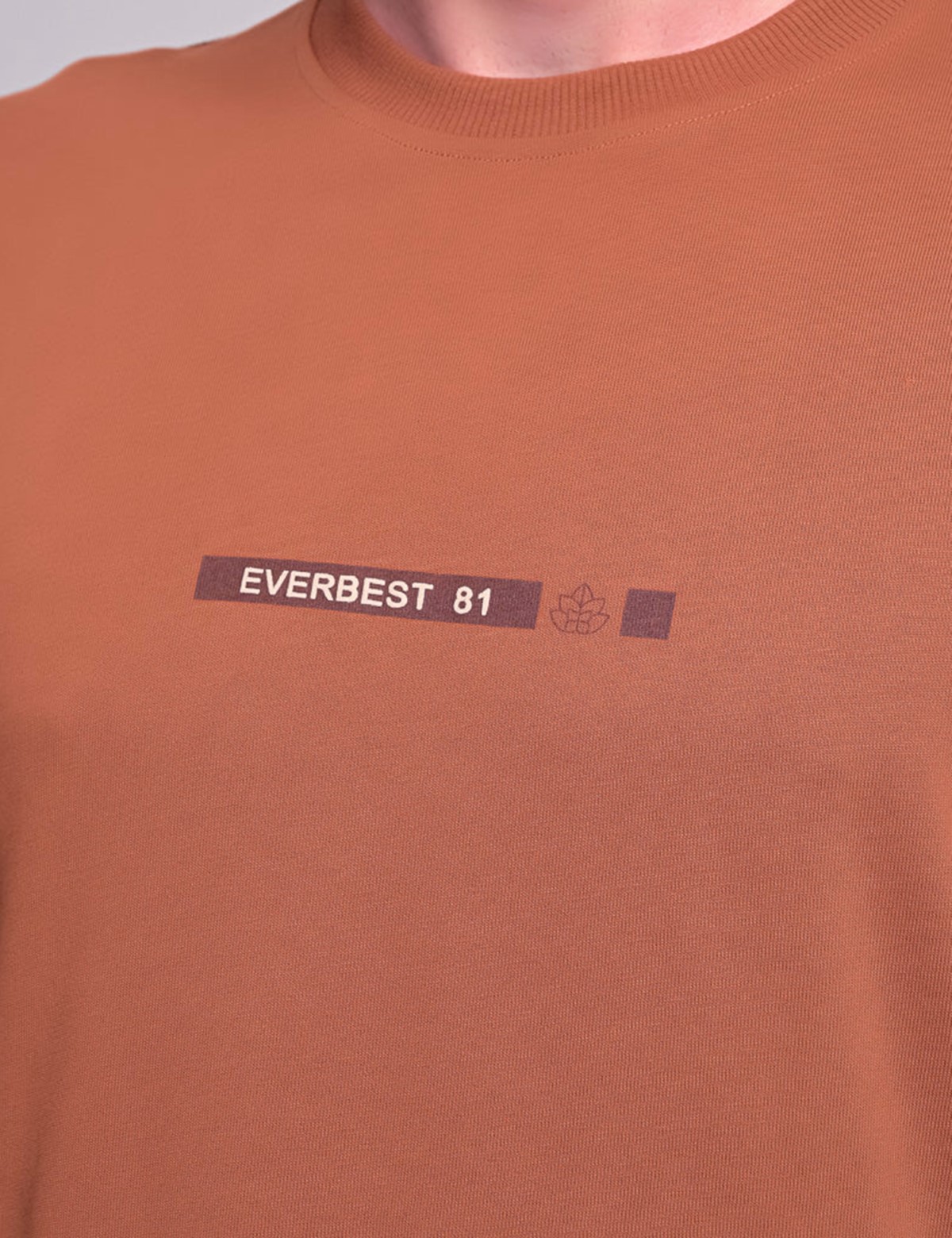 Everbest ανδρική Camel μακρυμάνικη μπλούζα Plus Size 2310180K φωτογραφία